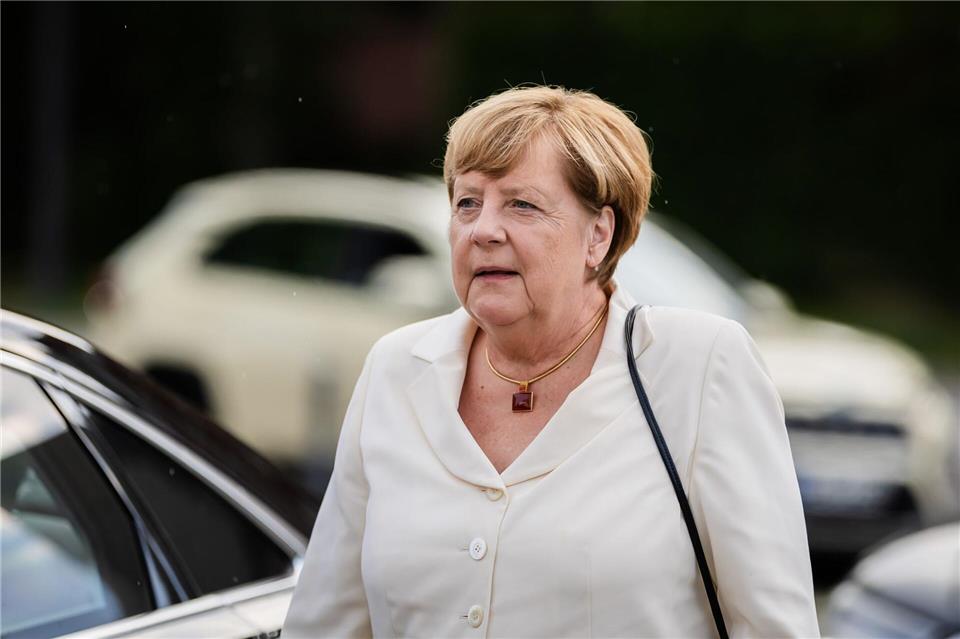 Merkel geht hart mit der AfD ins Gericht. (Archivbild)Christoph Soeder/dpa