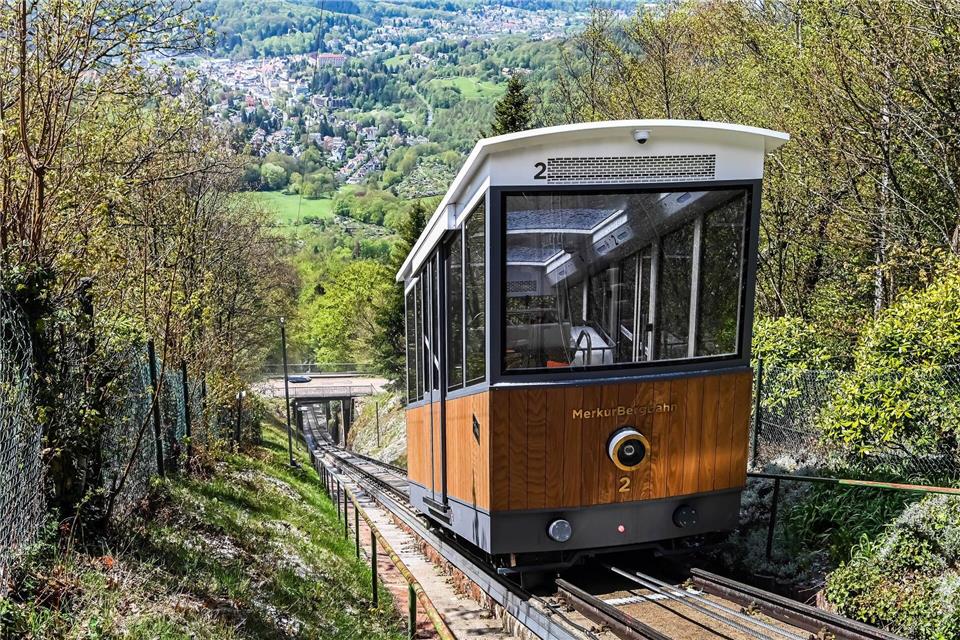 Merkurbergbahn in Baden-Baden: Wie sicher sind die Standseilbahnen im Südwesten? (Archivbild)Uli Deck/dpa