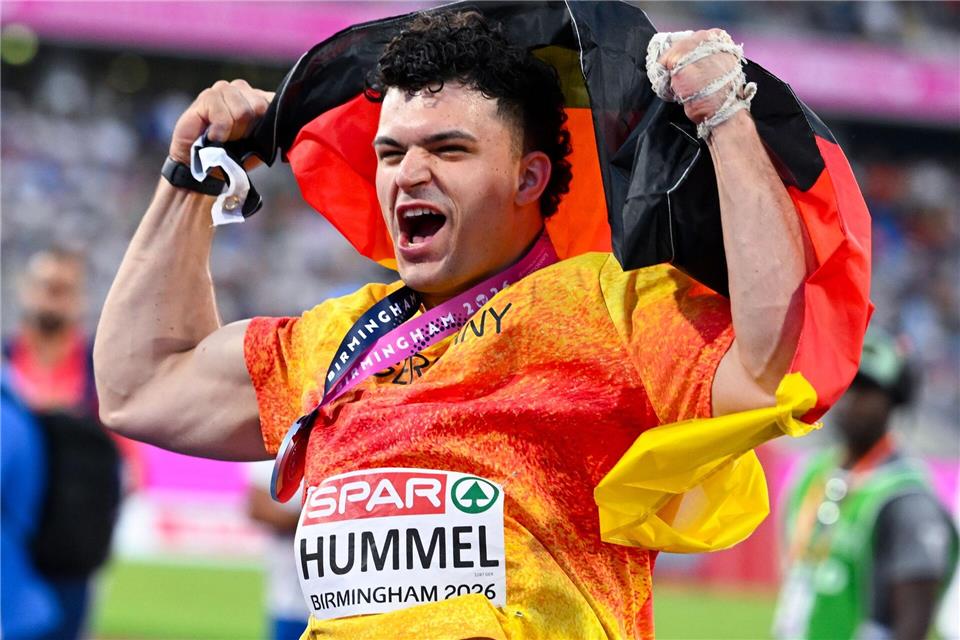 Merlin Hummel jubelte über Silber.Sven Hoppe/dpa