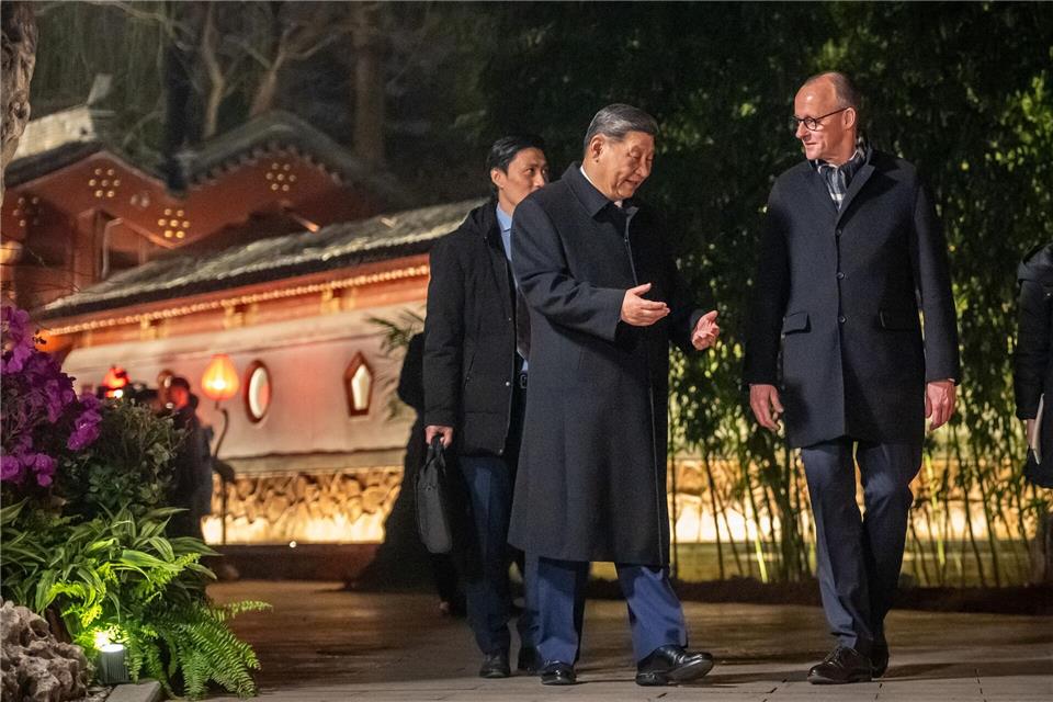 Merz besucht erstmals als Bundeskanzler China.Michael Kappeler/dpa