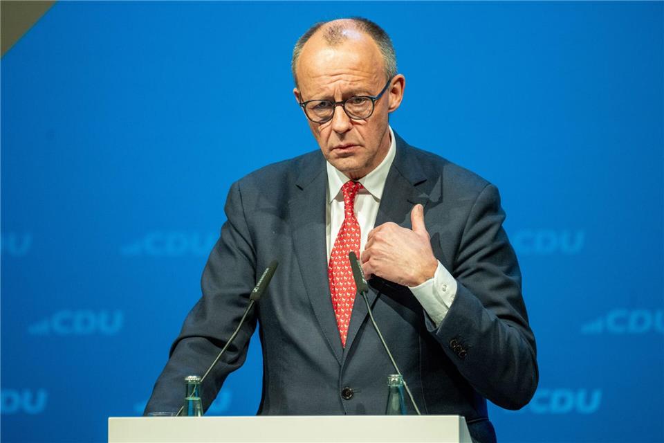 Merz kann sich eine zweite Amtszeit als Kanzler vorstellen.Harald Tittel/dpa