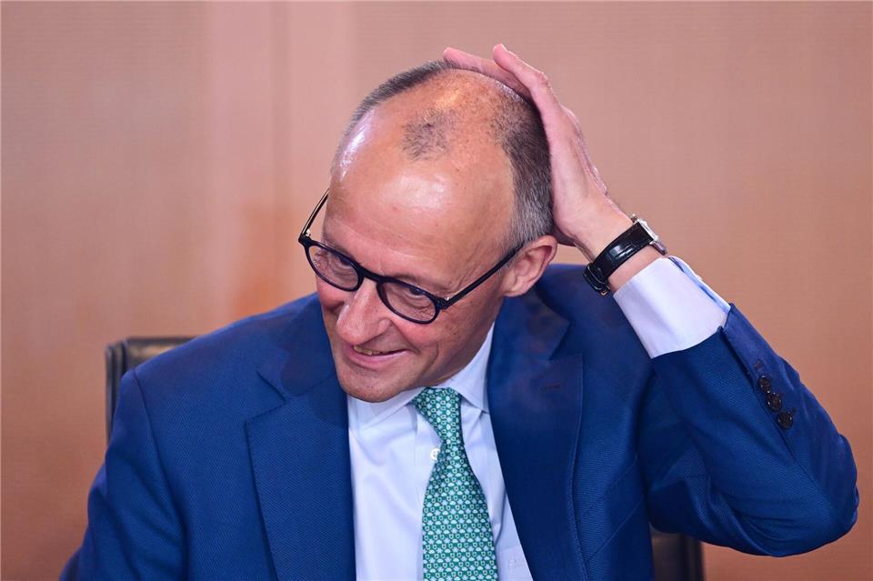 Merz kommt zur KabinettssitzungSebastian Gollnow/dpa