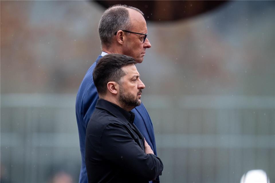 Merz und Selenskyj waren sich bei den Regierungskonsultationen in den meisten Punkten einig.Michael Kappeler/dpa