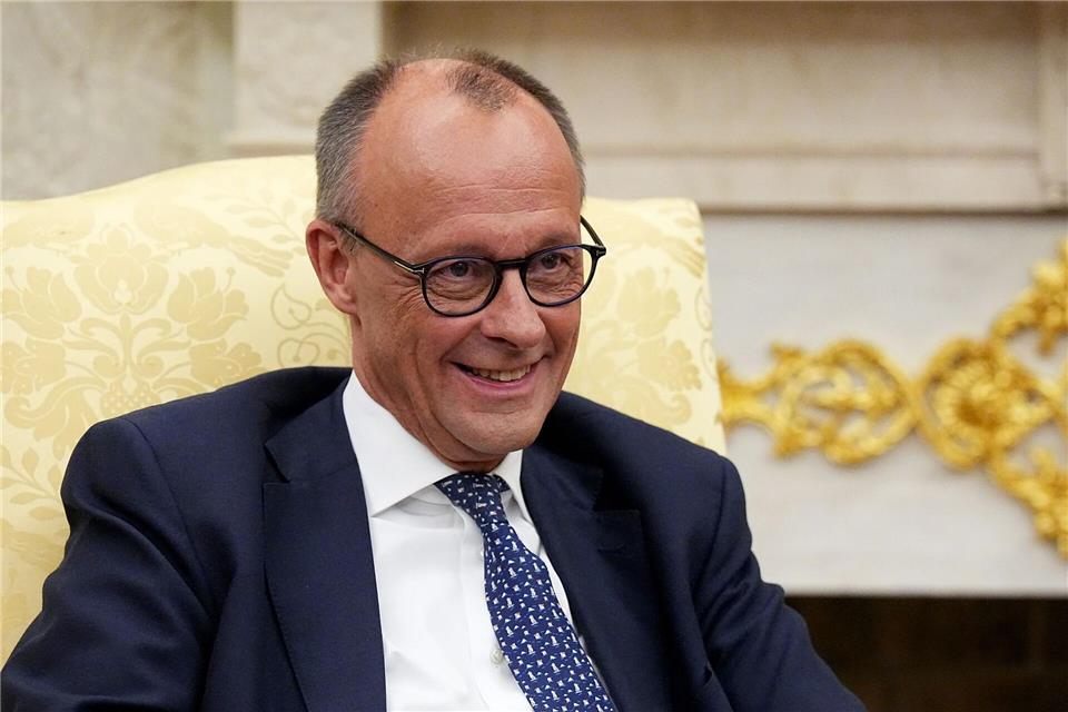 Merz und Trump haben einen Draht zueinander - kann der Bundeskanzler so in eine Führungsrolle für Europa schlüpfen?Michael Kappeler/dpa