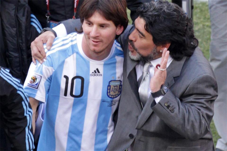 Messi wurde Maradonas legitimer Nachfolger. (Archivbild)Jon Hrusa/EPA/dpa