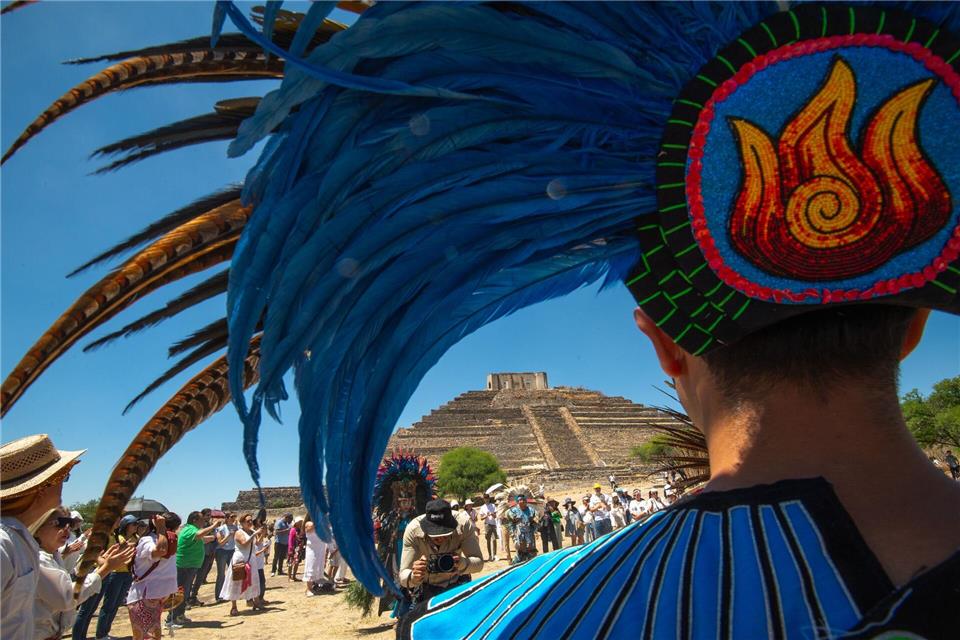 Mexiko: Wenn El Cerrito erwacht – Chichimeca-Tänzer zelebriert die Frühlings-TagundnachtgleicheJose Carrera/eyepix via ZUMA Press Wire/dpa