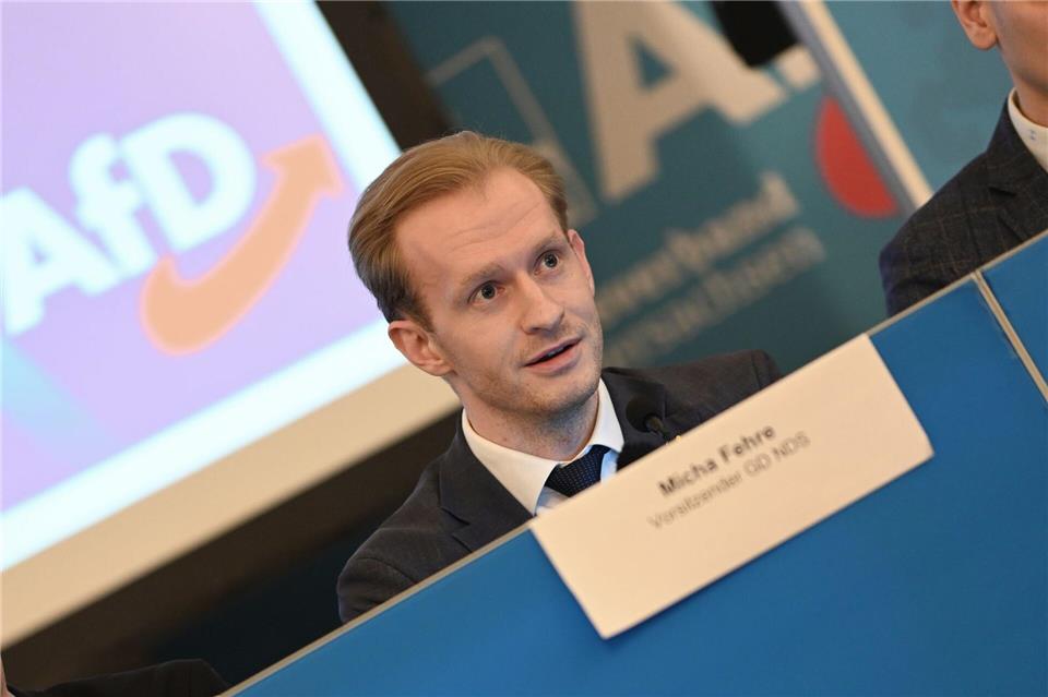 Micha Fehre ist Vorsitzender des Landesverbands der Generation Deutschland in Niedersachsen.Lars Penning/dpa