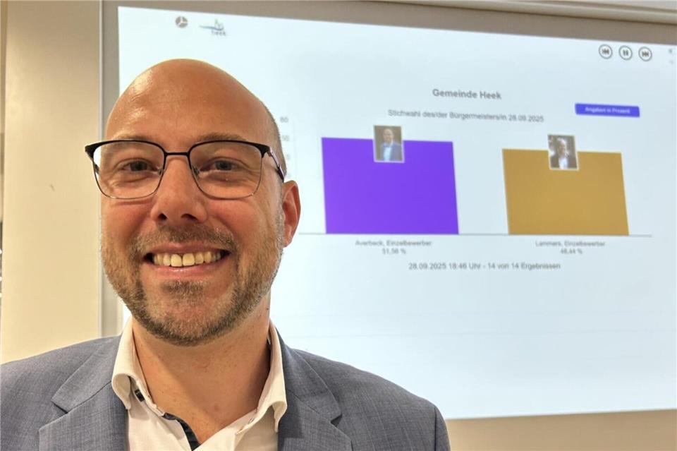 Michael Averbeck ist der neue Bürgermeister von Heek.