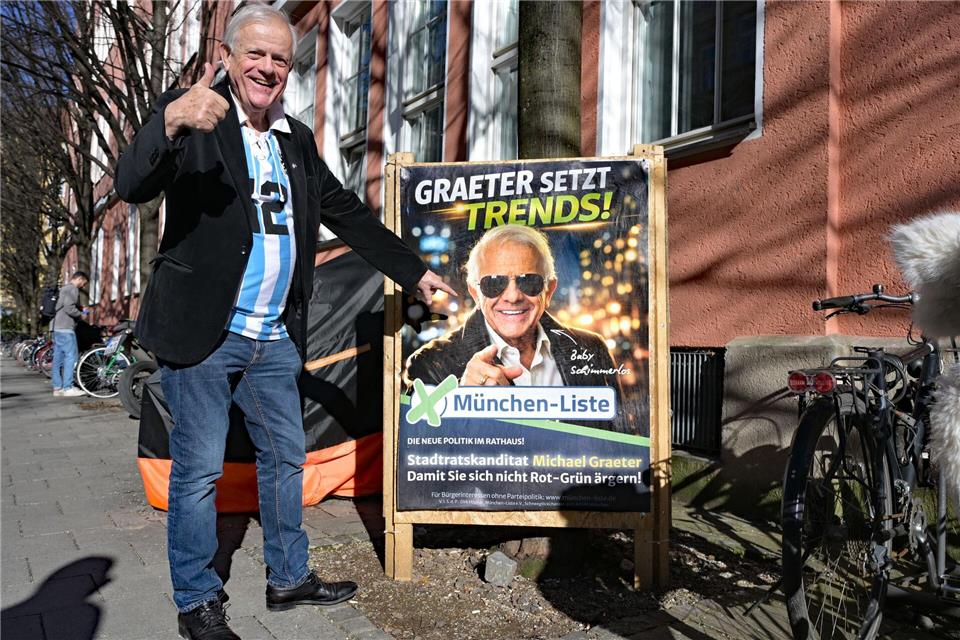 Michael Graeter will in den Münchner Stadtrat.Malin Wunderlich/dpa