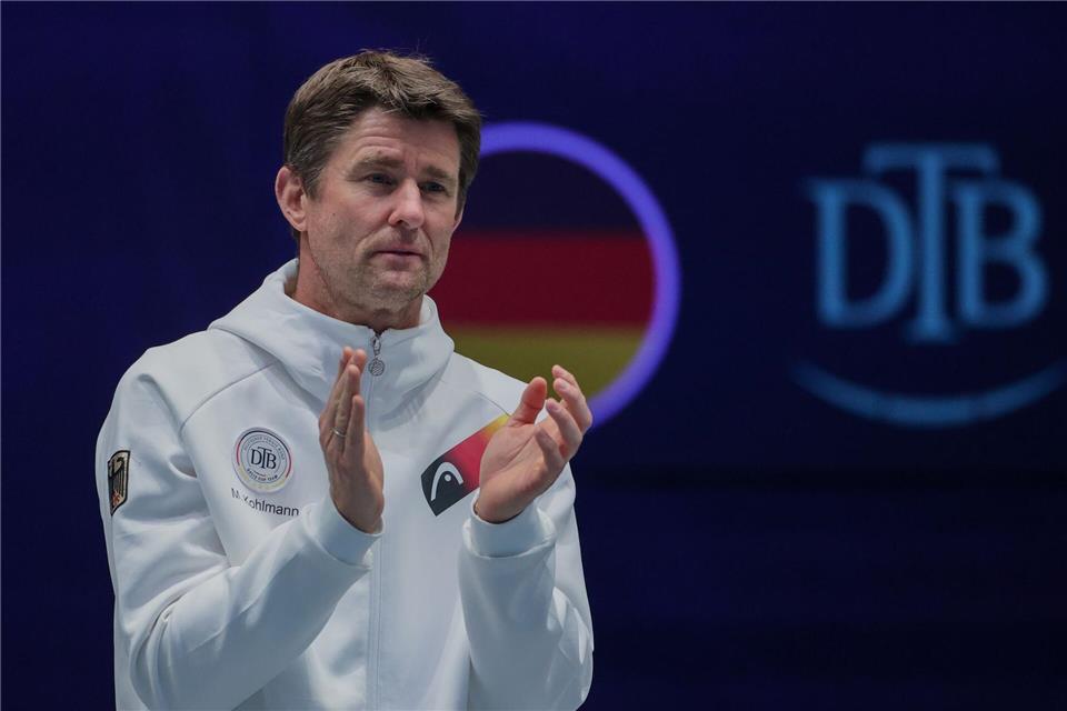 Michael Kohlmann kann im Davis Cup im September auf Alexander Zverev setzen. (Archivbild)Rolf Vennenbernd/dpa