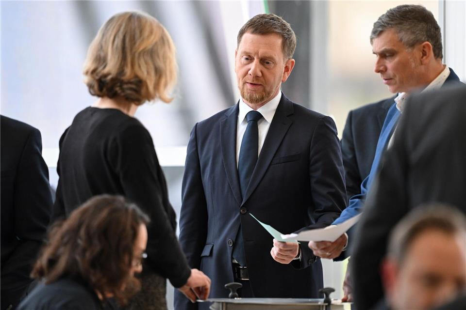 Michael Kretschmer ist der alte und neue Ministerpräsident von Sachsen.Robert Michael/dpa