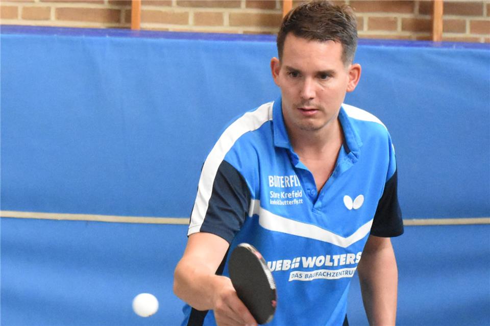 Michael Kuth unterlag mit dem TV Borken knapp in Waltrop.