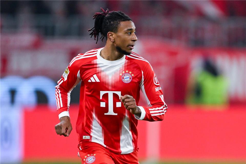 Michael Olise kann in Heidenheim nach einem Eingriff am Auge spielen. (Archivbild)Sven Hoppe/dpa