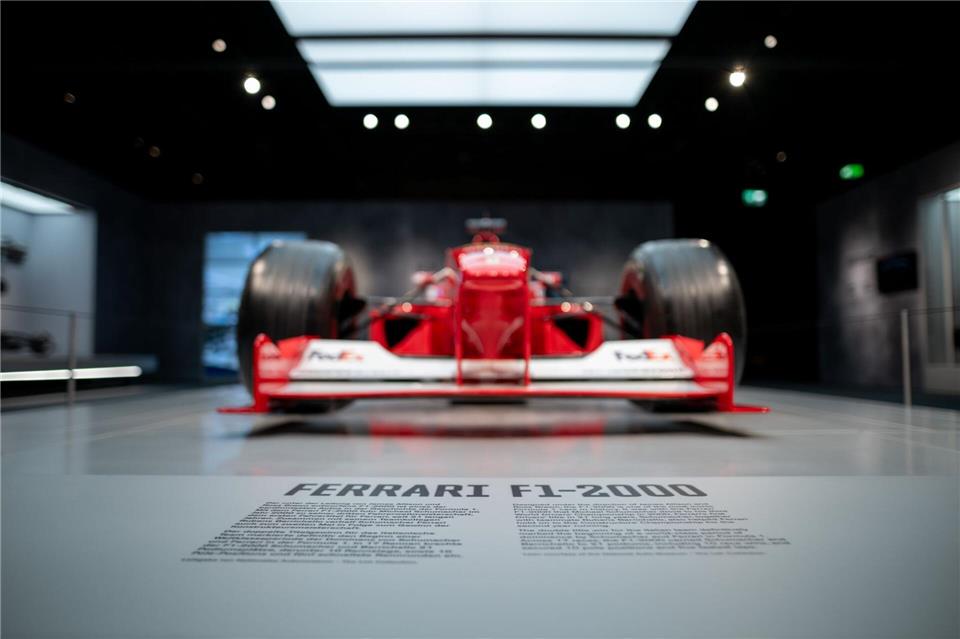 Michael Schumachers FerrariFabian Strauch/dpa
