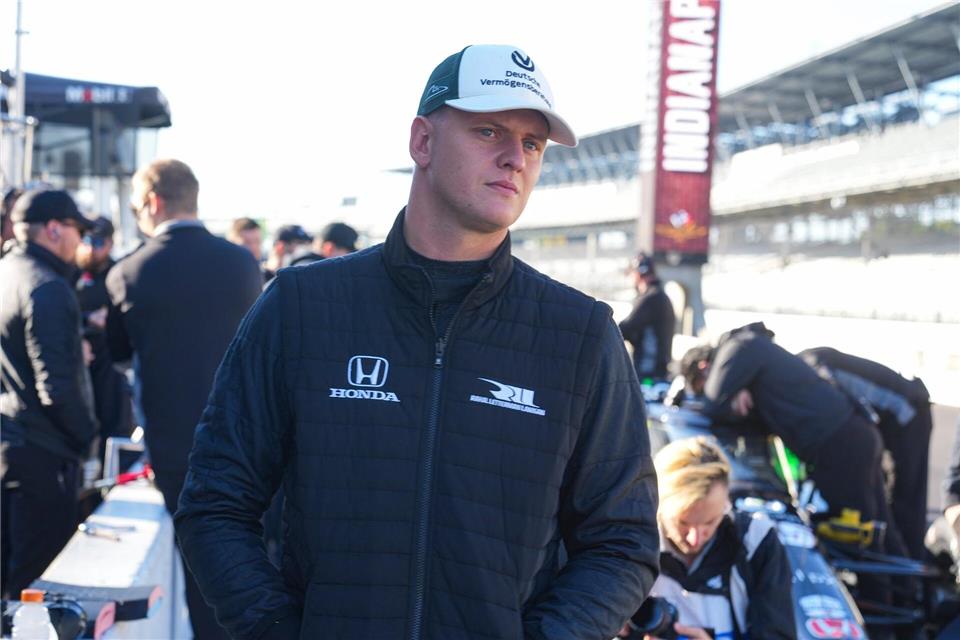Mick Schumacher absolvierte die ersten Runden in Indianapolis.Michael Conroy/AP/dpa