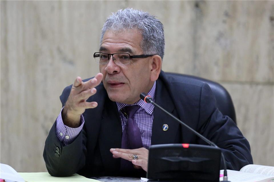 Miguel Ángel Gálvez führte als Richter brisante Verhandlungen, etwa gegen den früheren Präsidenten Guatemalas Otto Perez Molina. (Archivbild)picture alliance / dpa