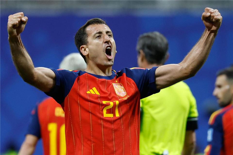 Mikel Oyarzabal traf doppelt, legte ein Tor vor.Erik S.Lesser/AP/dpa