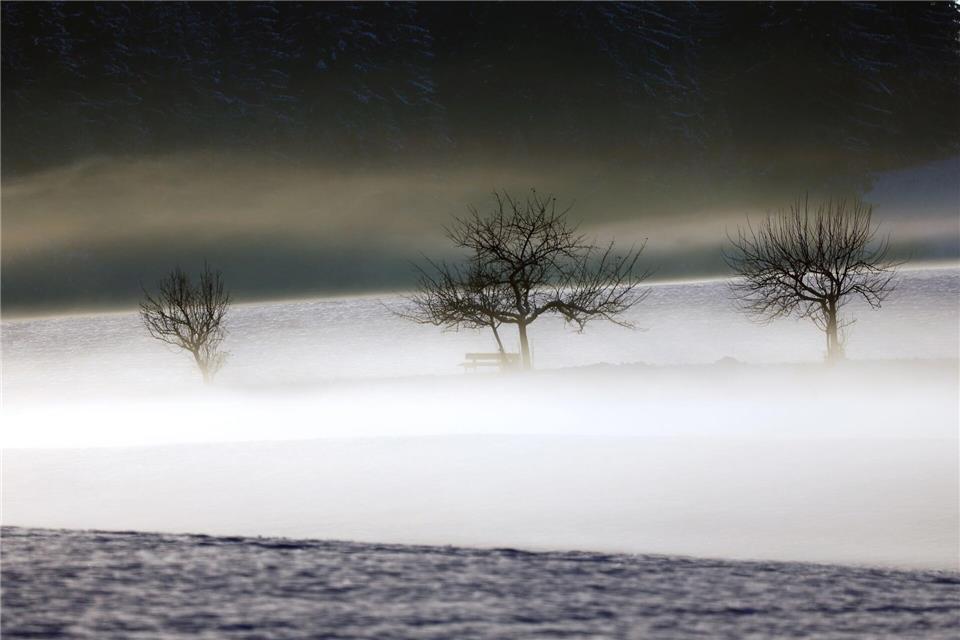 Mild und trüb soll es in Bayern am Wochenende werden. (Symbolbild)Karl-Josef Hildenbrand/dpa