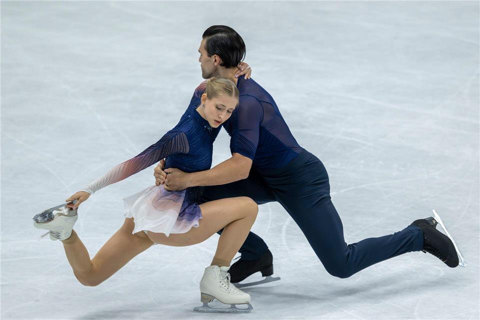 Minerva Hase (l) und Nikita Volodin mussten sich in Georgien deutlich geschlagen geben. (Archivbild)Peter Kneffel/dpa