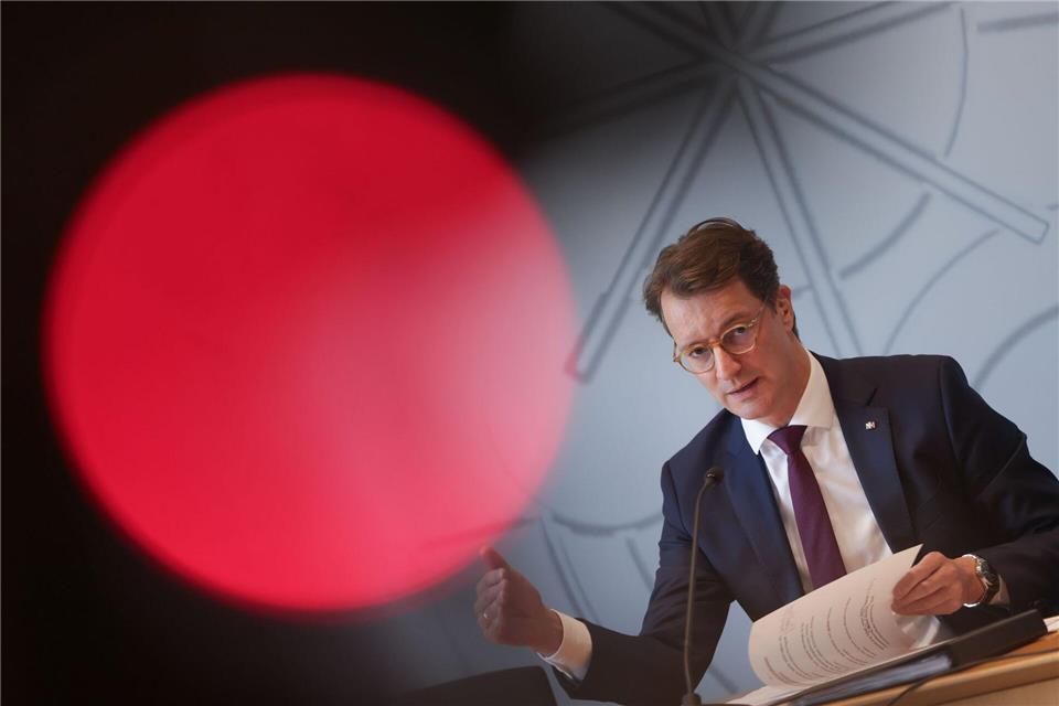 Ministerpräsident Hendrik Wüst Oliver Berg/dpa