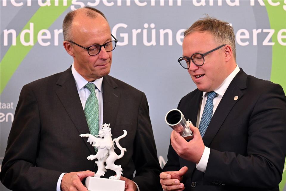Ministerpräsident Voigt spricht von einem „neuen Miteinander“ (Archivbild)Martin Schutt/dpa