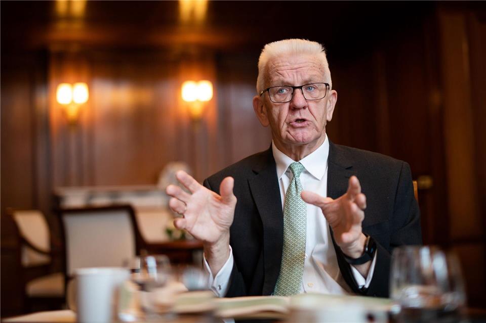 Ministerpräsident Winfried Kretschmann rechnet mit dem härtesten Jahr seiner Amtszeit.Christoph Schmidt/dpa