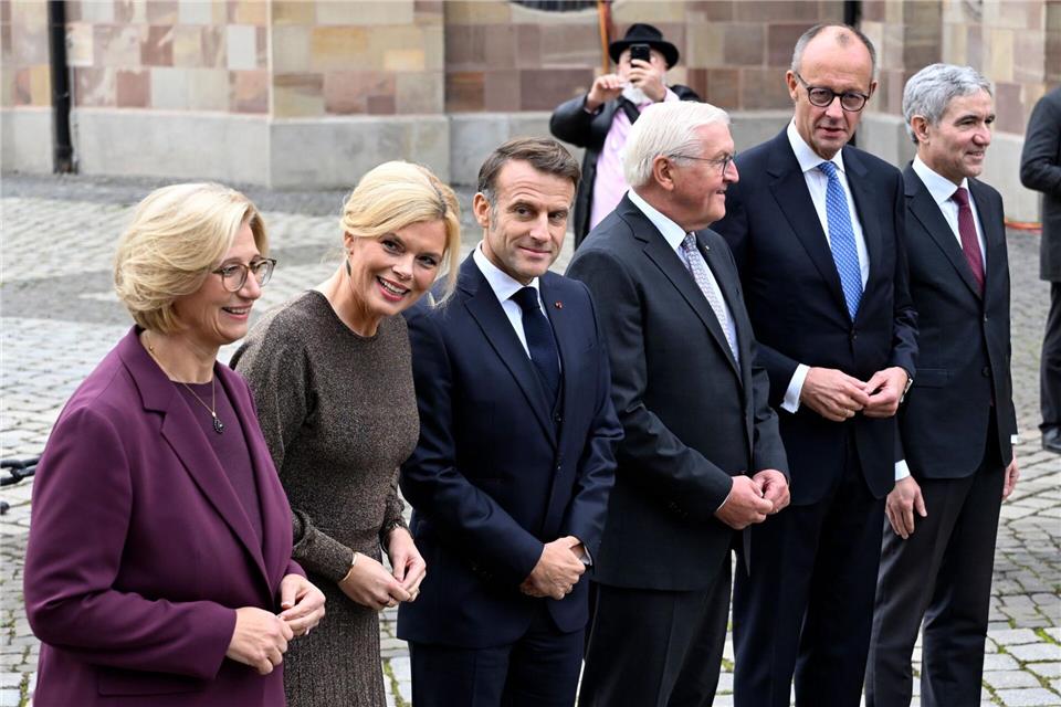 Ministerpräsidentin Rehlinger zieht ein positives Fazit und lobt die besondere Atmosphäre. Jean-Christophe Verhaegen/POOL AFP/dpa