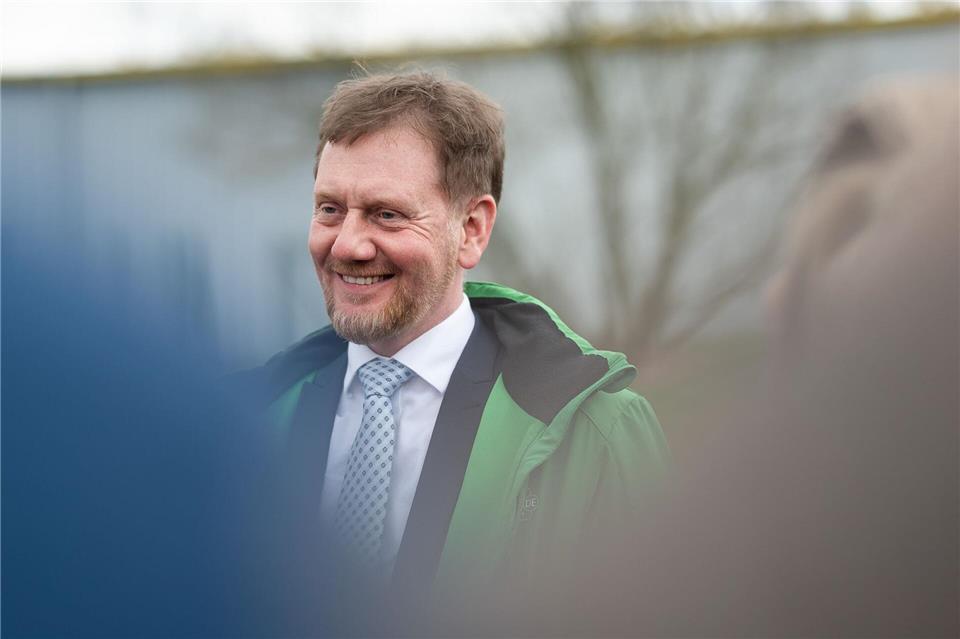 Ministserpräsident Kretschmer: „Die Vollendung des Bauvorhabens „Grüner Graben“ ist ein starkes Zeichen für den verantwortungsvollen Umgang mit unserem kulturellen Erbe.“ (Symbolbild)Paul Glaser/dpa