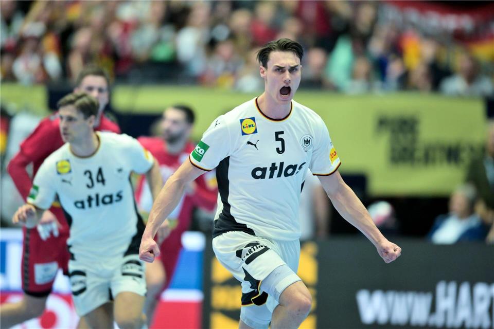 Miro Schluroff spielt seine erste EM für Deutschland.Sina Schuldt/dpa