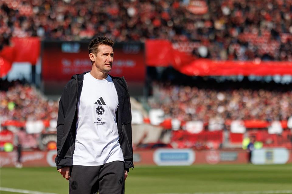 Zukunft beim 1. FC Nürnberg: Klose „total entspannt“ Miroslav Klose will seine Jungs besser machen.Daniel Karmann/dpa