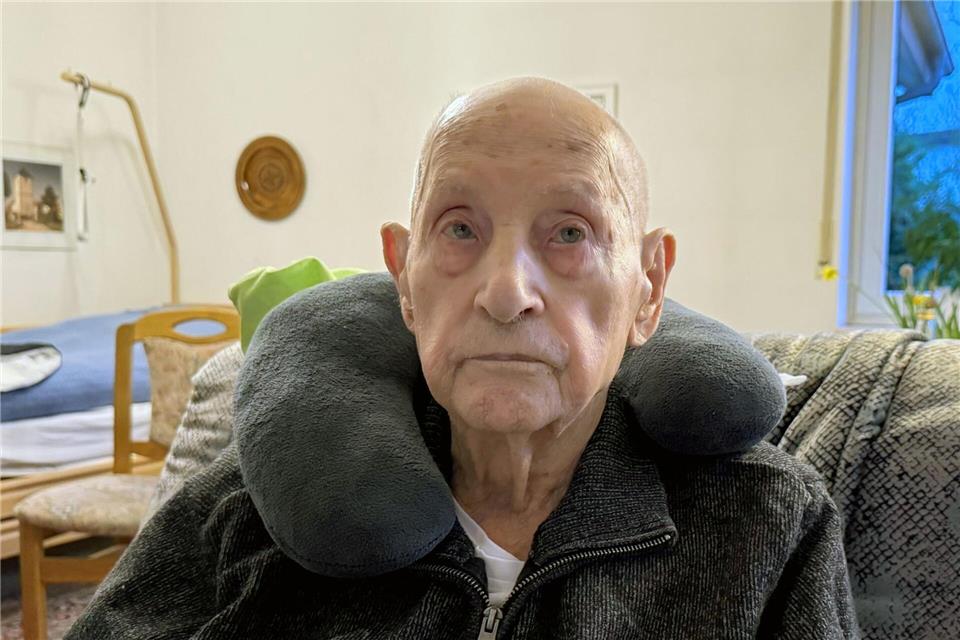 Mit 110 Jahren erhält Bruno Kant Glückwünsche aus dem Vatikan. (Archivbild)Michael Bauer/DPA