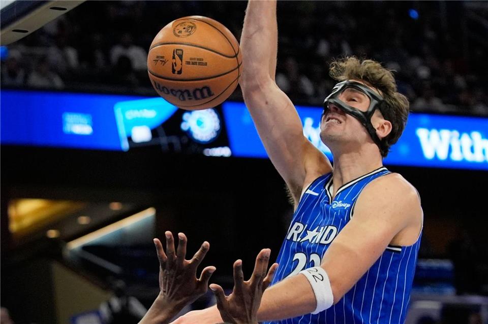 Mit 32 Punkten erzielte Franz Wagner gegen Miami seine zweithöchste Ausbeute in dieser Saison.John Raoux/AP/dpa