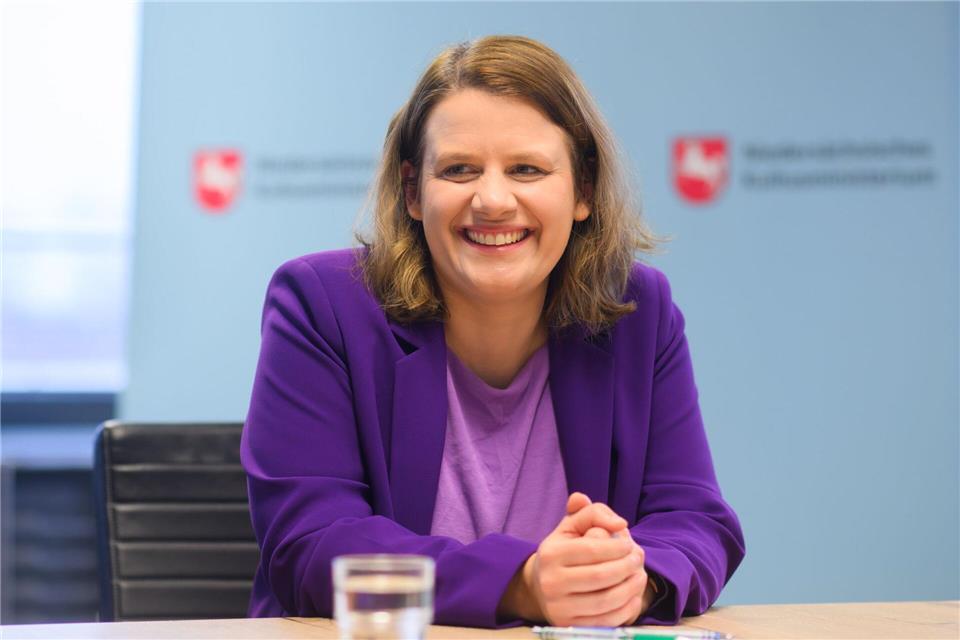 Mit 39 Jahren ist Julia Willie Hamburg die jüngste Ministerin in der niedersächsischen Landesregierung – und Vize-Ministerpräsidentin. (Archivbild)Julian Stratenschulte/dpa