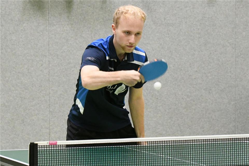 Mit 7:4-Siegen hat Dennis Rduch, der mit dem TV Borken II Rang fünf in der 2. Bezirksliga belegt, eine positive Bilanz.