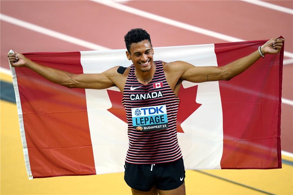 Mit 8.909 Punkten wurde Piere LePage vergangenes Jahr Weltmeister im Zehnkampf. (Archivbild)