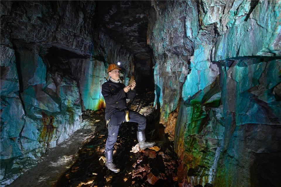 Mit Bergaufzug, Gottesdienst und Zapfenstreich geht in Eisleben das Festjahr „825 Jahre Mansfelder Bergbau“ zu Ende. (Archivbild)Hendrik Schmidt/dpa