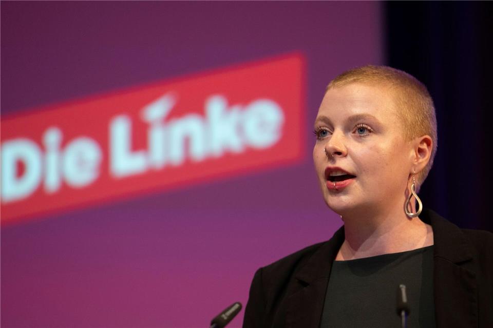 Mit Kim Sophie Bohnen könnte der Linken erstmals der Einzug in den Landtag gelingen. (Archivbild)Marijan Murat/dpa