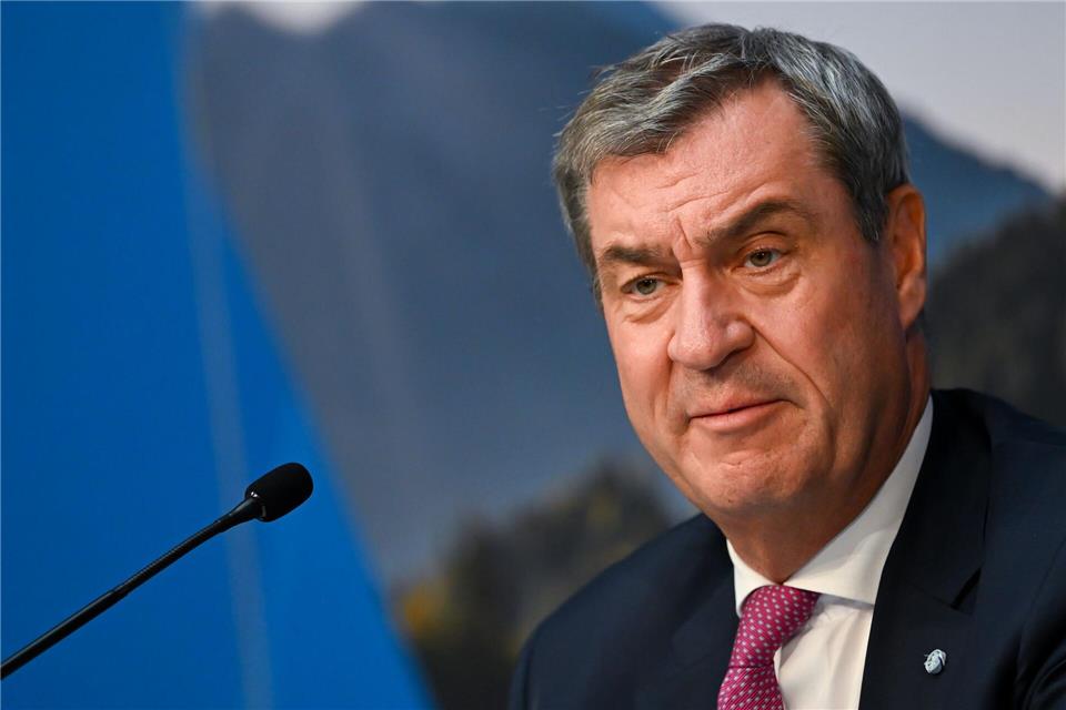 Mit Markus Söder kommt erstmals ein bayerischer Regierungschef in die Republik Moldau. (Archivbild)Sven Hoppe/dpa