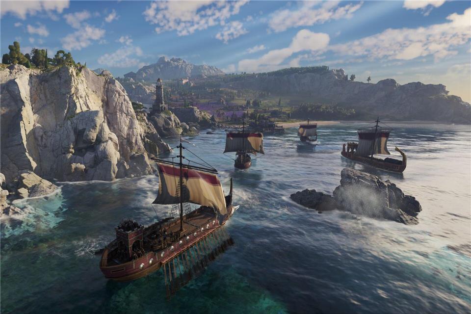 Mit Schiffen Waren transportieren, Handel treiben und weitere Inseln besiedeln. Das macht Laune.Ubisoft/dpa-tmn