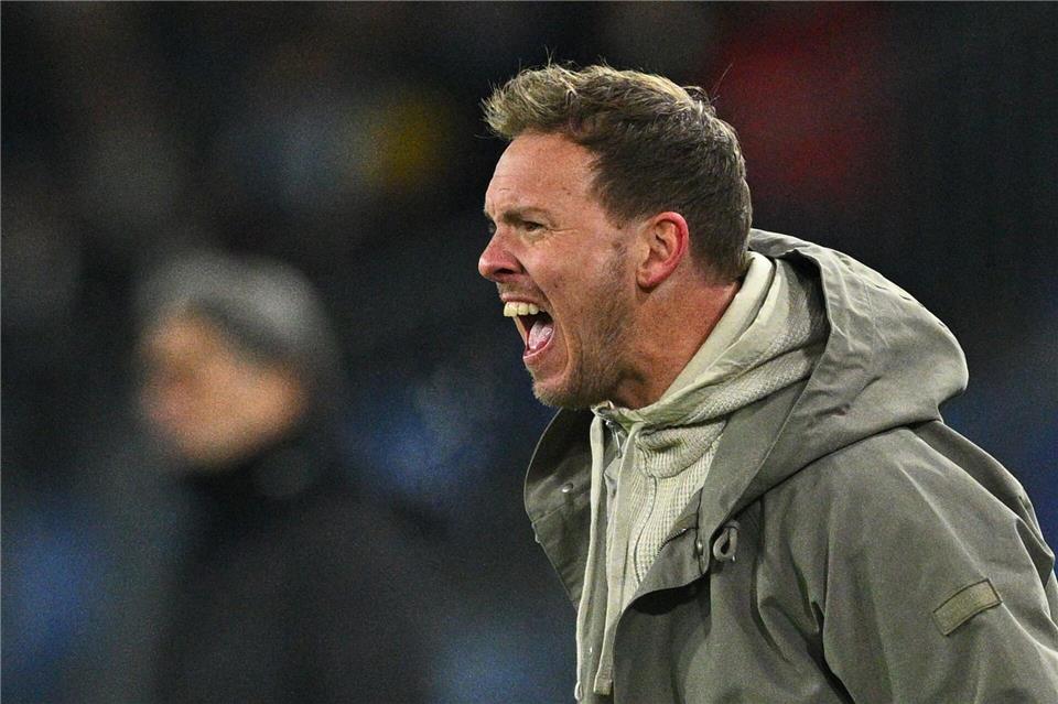 Mit allen Aspekten kann Nagelsmann nach dem Sieg in der Schweiz nicht zufrieden sein. Tom Weller/dpa