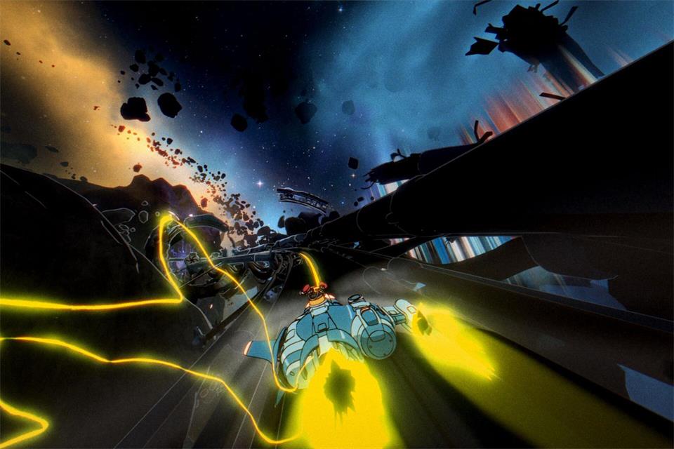 Mit dem Raumschiff durch ferne Galaxien geht es in „Orbitals“.---/Kepler Interactive/Shapefarm/dpa-tmn
