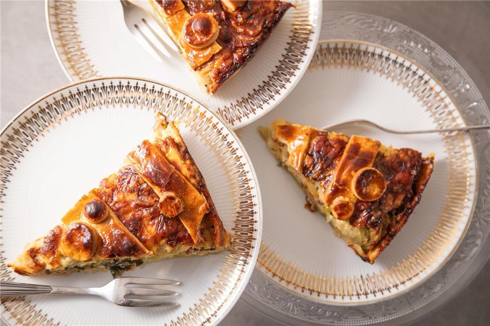 Mit den typischen Zutaten aus Kartoffeln, Lauch, Apfel und Bergkäse ist die Cholera eine Kombination aus Süßem und Herzhaftem. Beides befeuert sich so gegenseitig. Christin Klose/dpa-tmn