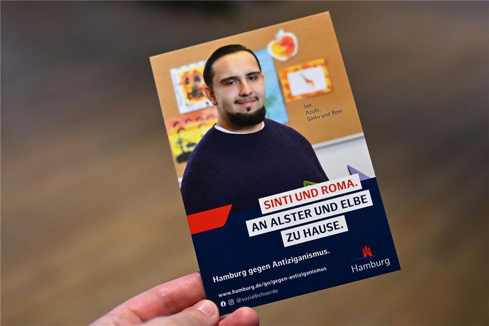 Mit der Kampagne soll mehr Sichtbarkeit für Roma und Sinti geschaffen werden.Leonie Asendorpf/dpa