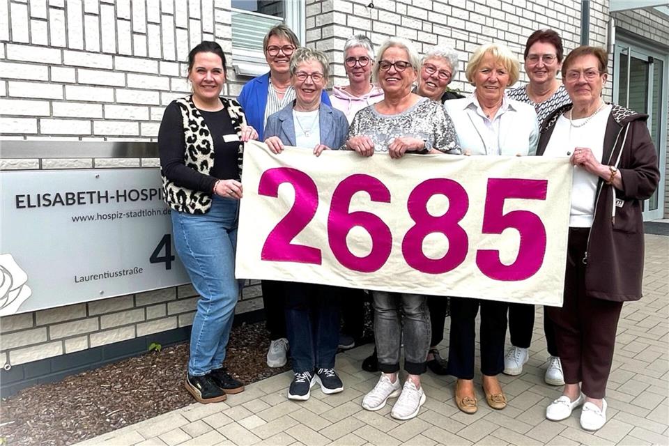 Mit der aktuellen Spendensumme von 2685 Euro leistet die kfd Weseke einen Beitrag zur Unterstützung des Hospiz-Teams, das schwerstkranke Menschen und ihre Angehörigen begleitet.
