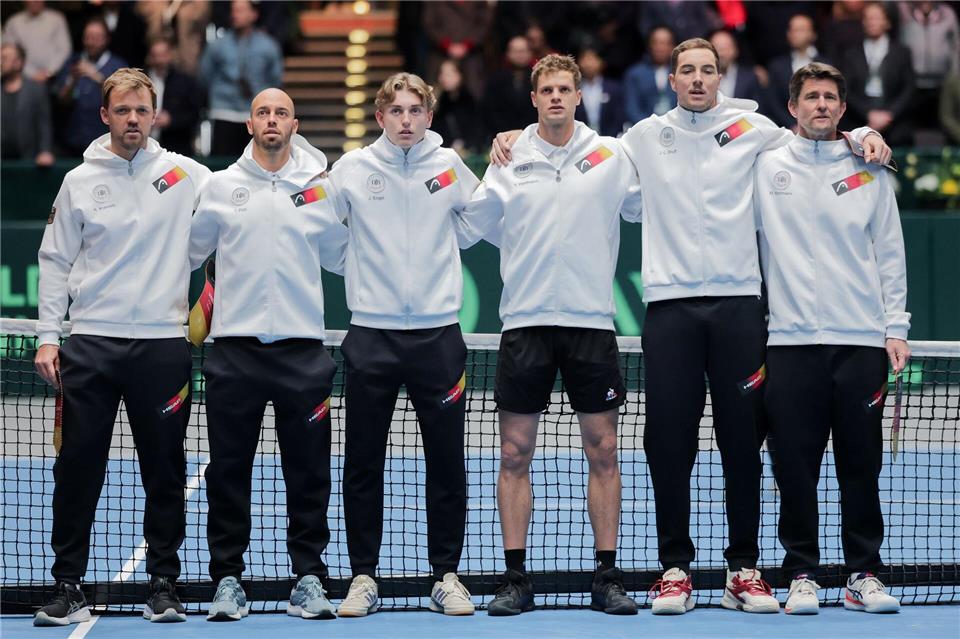 Mit diesem Team besiegte der DTB-Tross Außenseiter Peru.Rolf Vennenbernd/dpa