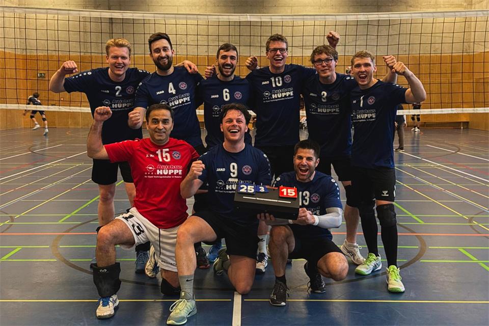 Mit dieser Mannschaft schaffte die Raesfelder VG im Vorjahr die Rückkehr in die Landesliga.