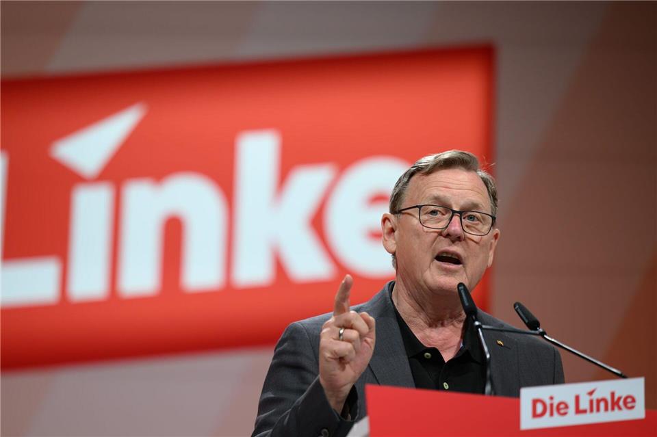 Mit einem Brief an Ministerpräsident Lies will Linken-Politiker Ramelow die Abschiebung eines in Niedersachsen inhaftierten Mannes in die Türkei verhindern. (Archivbild)Hendrik Schmidt/dpa