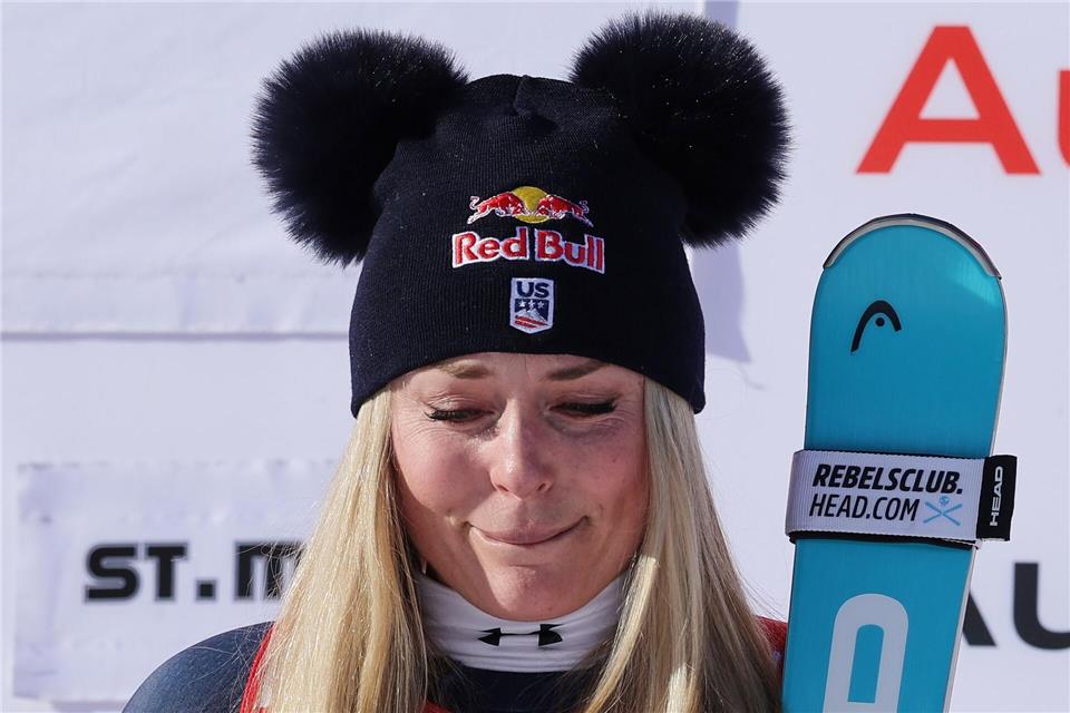 Mit einem Sieg in St. Moritz begann für Lindsey Vonn die Abfahrts-Saison. (Archiv-Foto)Luciano Bisi/AP/dpa