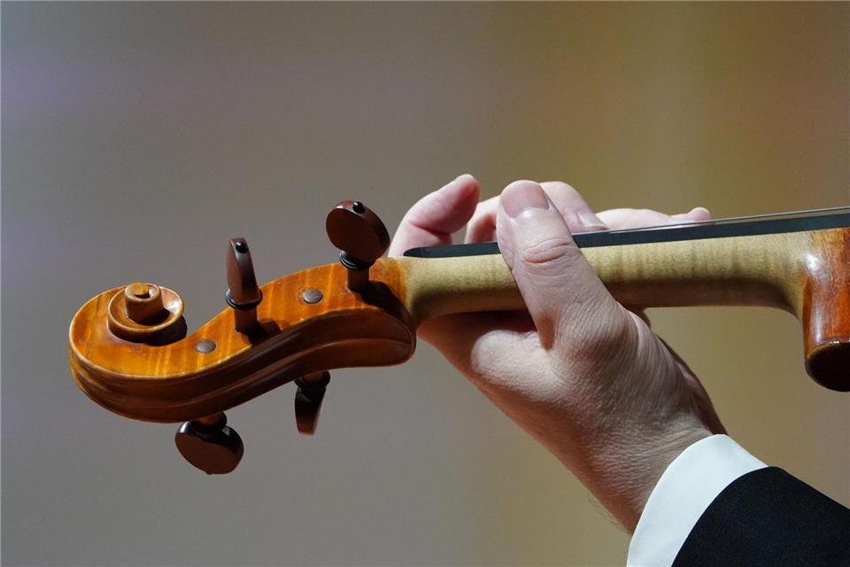 Mit einer Streicherbesetzung spielt die Robert-Schumann-Philharmonie in Chemnitz für ein Sonderkonzert auf. (Symbolbild)Marcus Brandt/dpa