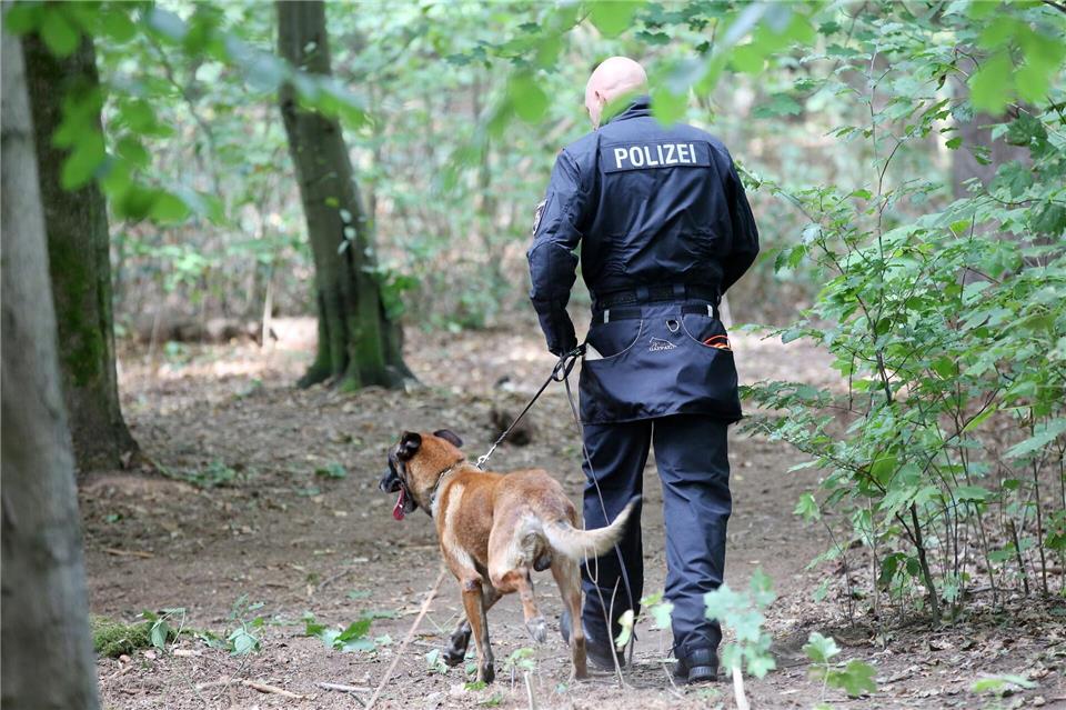 Mit großen Suchaktionen hatte die Polizei etwa im Altonaer Volkspark in Hamburg nach der vermissten Hilal gesucht. (Archivbild)Bodo Marks/dpa